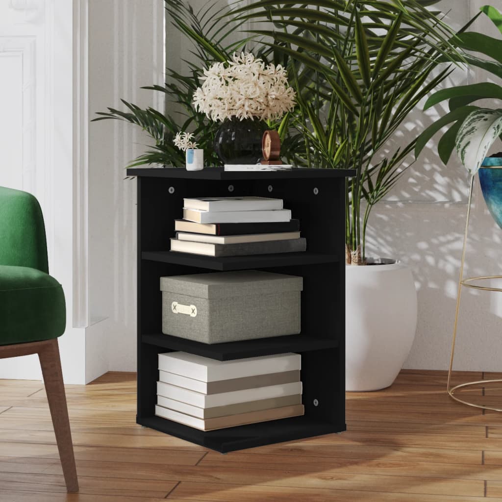 vidaXL Side Cabinet Black 35x35x55 cm Engineered Wood