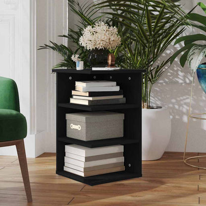 806275 vidaXL Side Cabinet Black 35x35x55 cm Engineered Wood