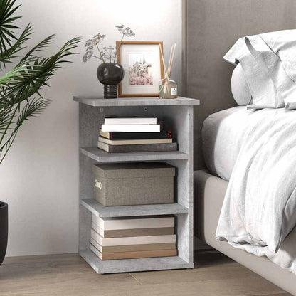 806278 vidaXL Side Cabinet Concrete Grey 35x35x55 cm Engineered Wood