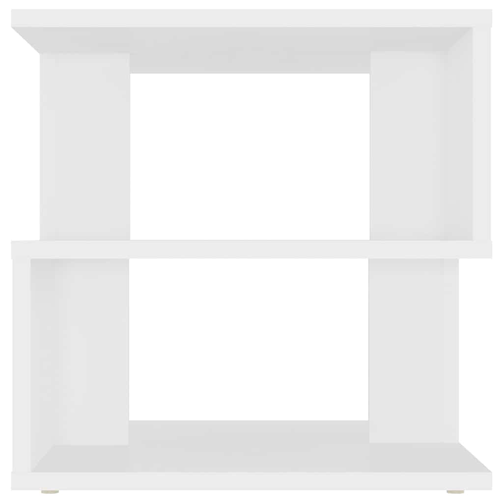 806292 vidaXL Side Table White 40x40x40 cm Engineered Wood