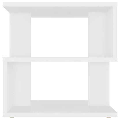 806292 vidaXL Side Table White 40x40x40 cm Engineered Wood