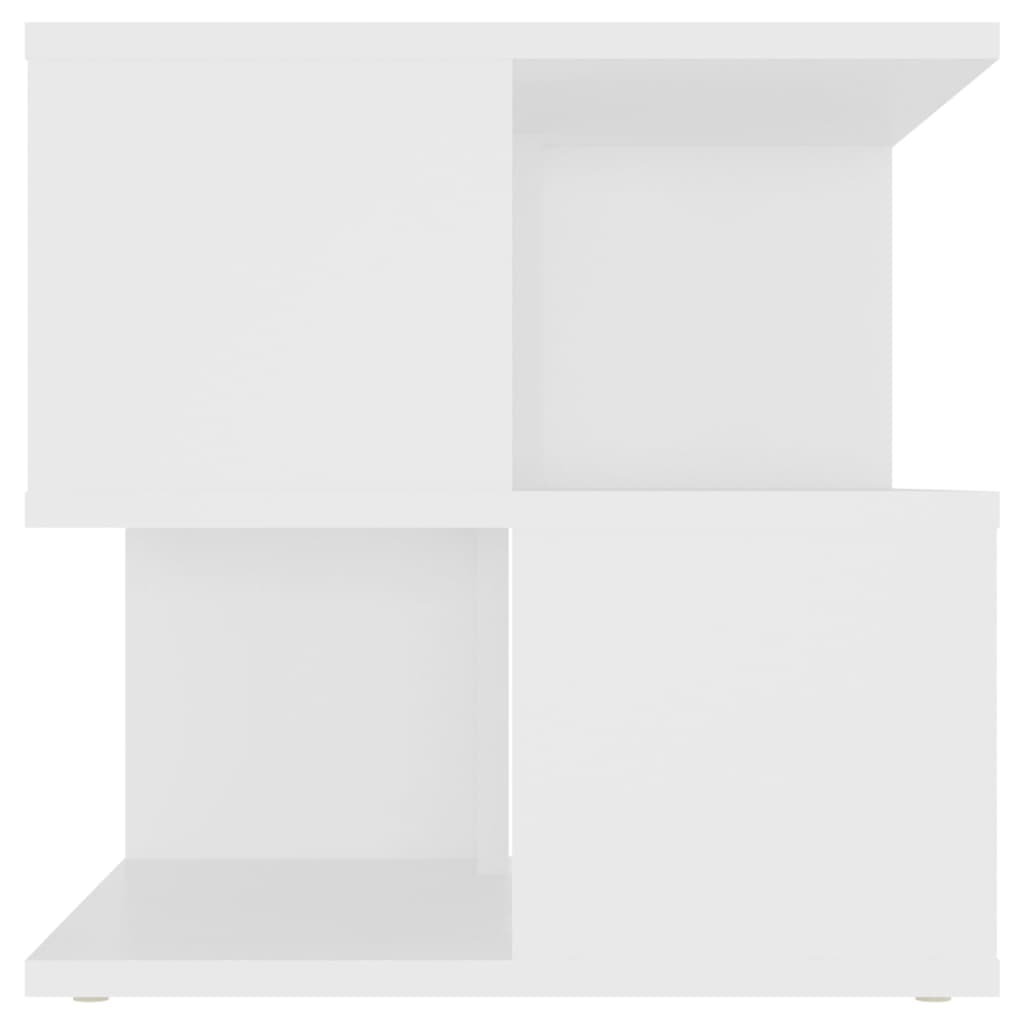 vidaXL Side Table White 40x40x40 cm Engineered Wood