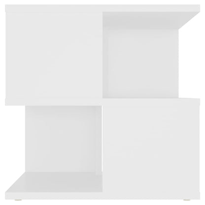 vidaXL Side Table White 40x40x40 cm Engineered Wood