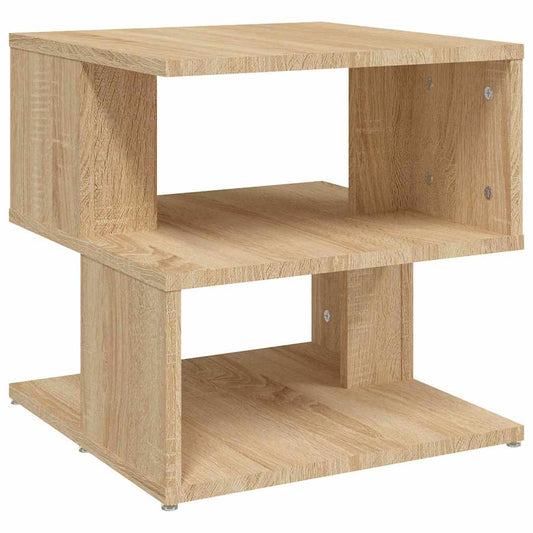 806295 vidaXL Side Table Sonoma Oak 40x40x40 cm Engineered Wood