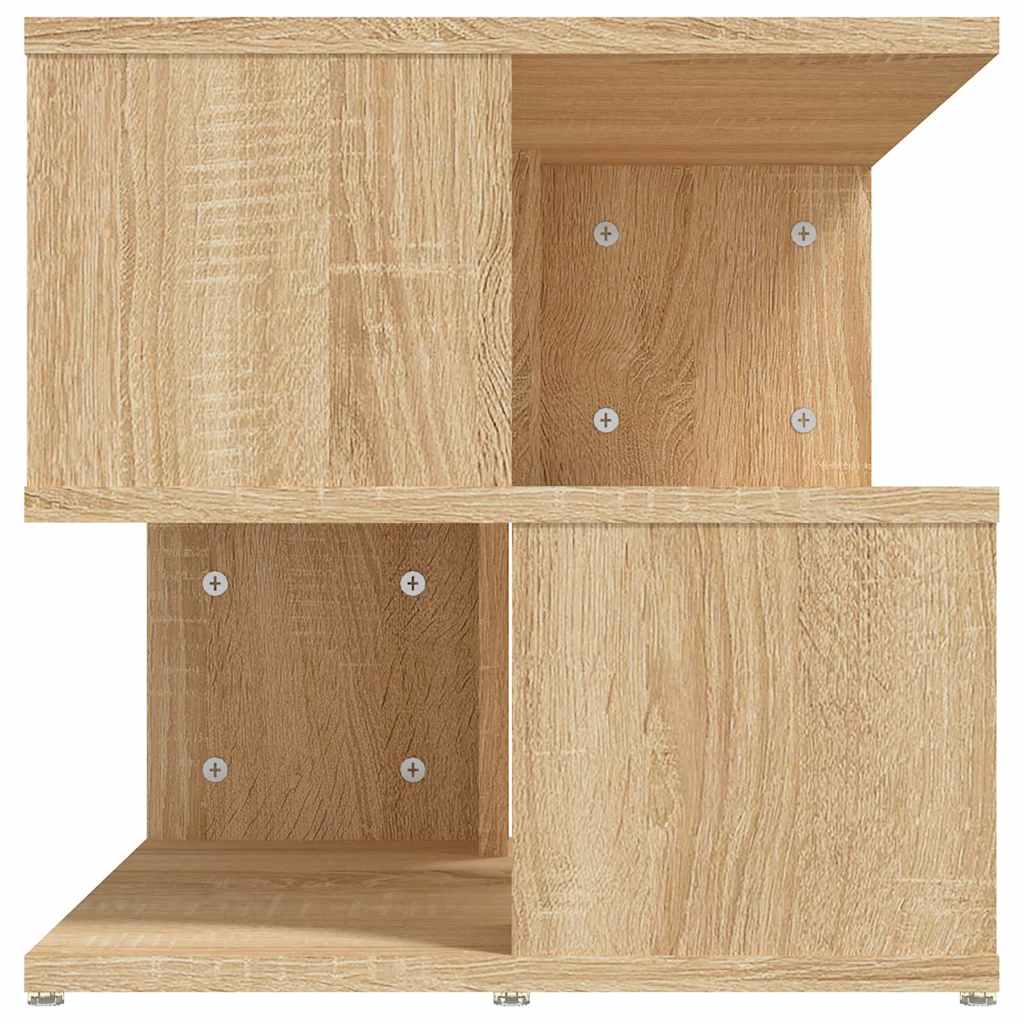 806295 vidaXL Side Table Sonoma Oak 40x40x40 cm Engineered Wood