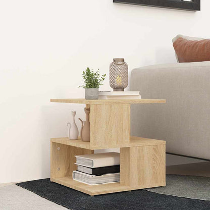 806295 vidaXL Side Table Sonoma Oak 40x40x40 cm Engineered Wood