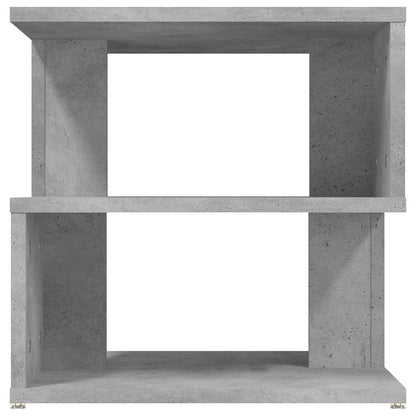806296 vidaXL Side Table Concrete Grey 40x40x40 cm Engineered Wood