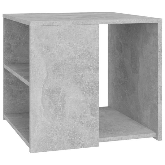 806386 vidaXL Side Table Concrete Grey 50x50x45 cm Engineered Wood