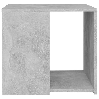 806386 vidaXL Side Table Concrete Grey 50x50x45 cm Engineered Wood