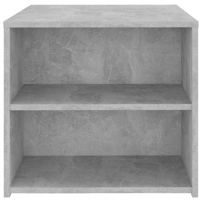 806386 vidaXL Side Table Concrete Grey 50x50x45 cm Engineered Wood