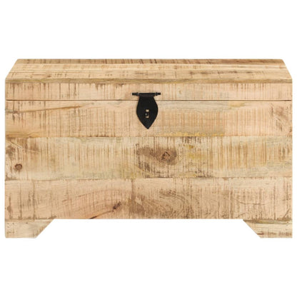 vidaXL Storage Chest Solid Rough Mango Wood