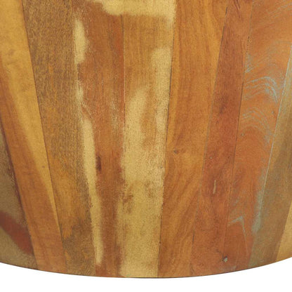 328301 vidaXL Coffee Table Ø65x31 cm Solid Reclaimed Wood