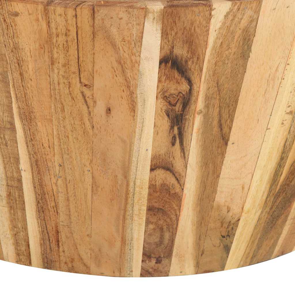 328302 vidaXL Coffee Table Ø65x31 cm Solid Acacia Wood