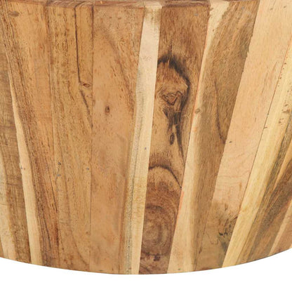 328302 vidaXL Coffee Table Ø65x31 cm Solid Acacia Wood