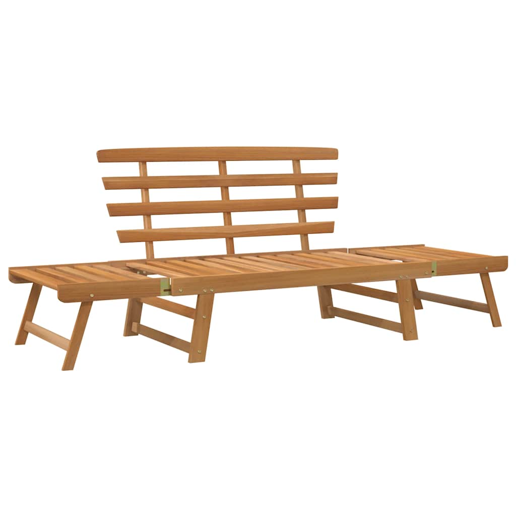 vidaXL Garden Bench | Brown | Solid acacia wood | Large
