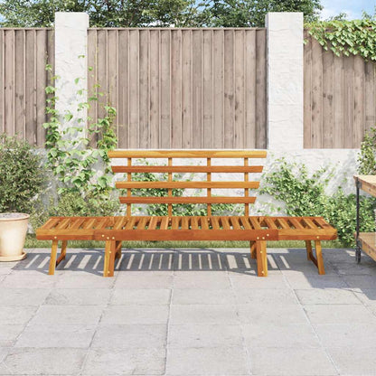 vidaXL Garden Bench | Brown | Solid acacia wood | Large