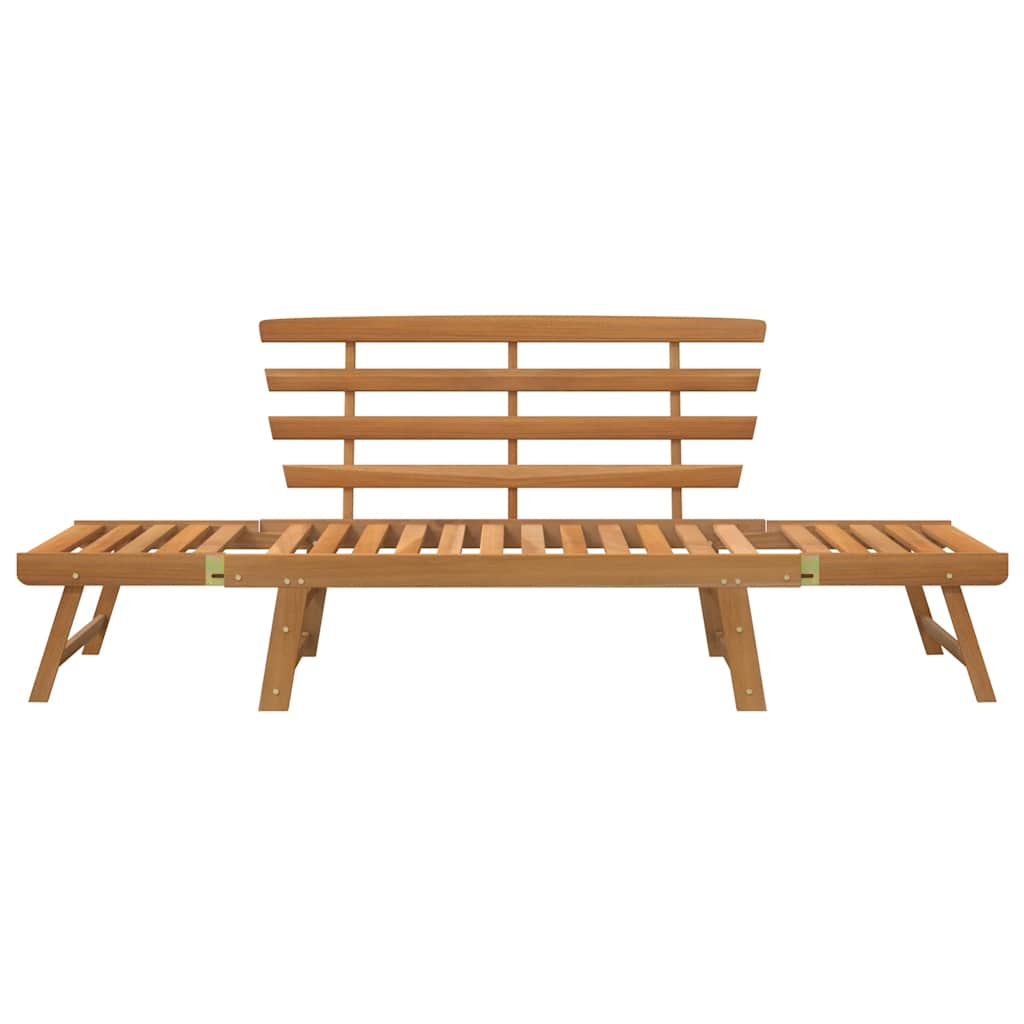 vidaXL Garden Bench | Brown | Solid acacia wood | Large