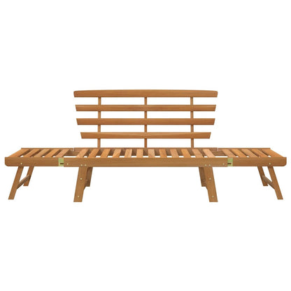 vidaXL Garden Bench | Brown | Solid acacia wood | Large