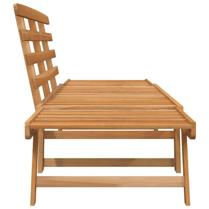 vidaXL Garden Bench | Brown | Solid acacia wood | Large