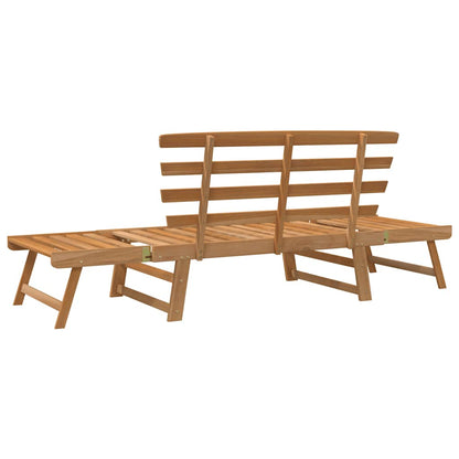 vidaXL Garden Bench | Brown | Solid acacia wood | Large