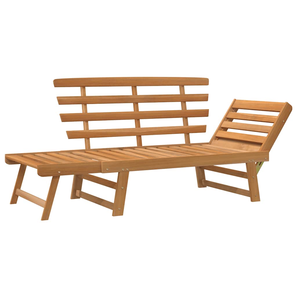 vidaXL Garden Bench | Brown | Solid acacia wood | Large
