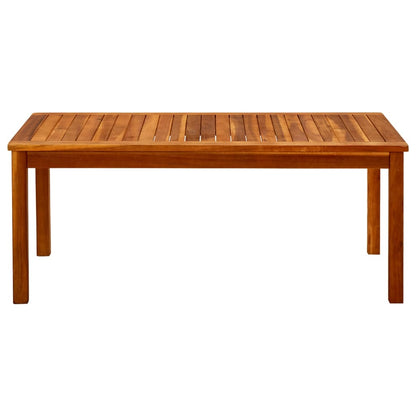 316401 vidaXL Garden Coffee Table 110x60x45 cm Solid Acacia Wood