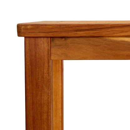 316405 vidaXL Garden Console Table 80x35x75 cm Solid Acacia Wood