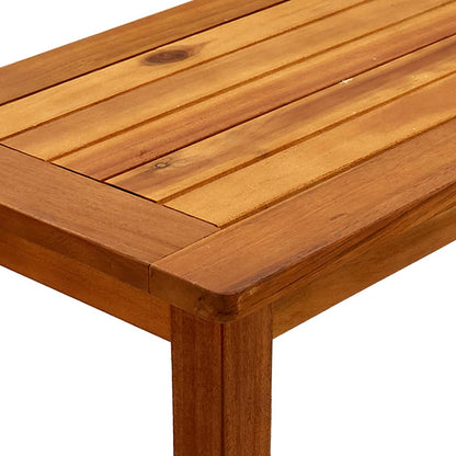 316405 vidaXL Garden Console Table 80x35x75 cm Solid Acacia Wood