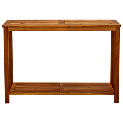316406 vidaXL Garden Console Table 110x40x75 cm Solid Acacia Wood