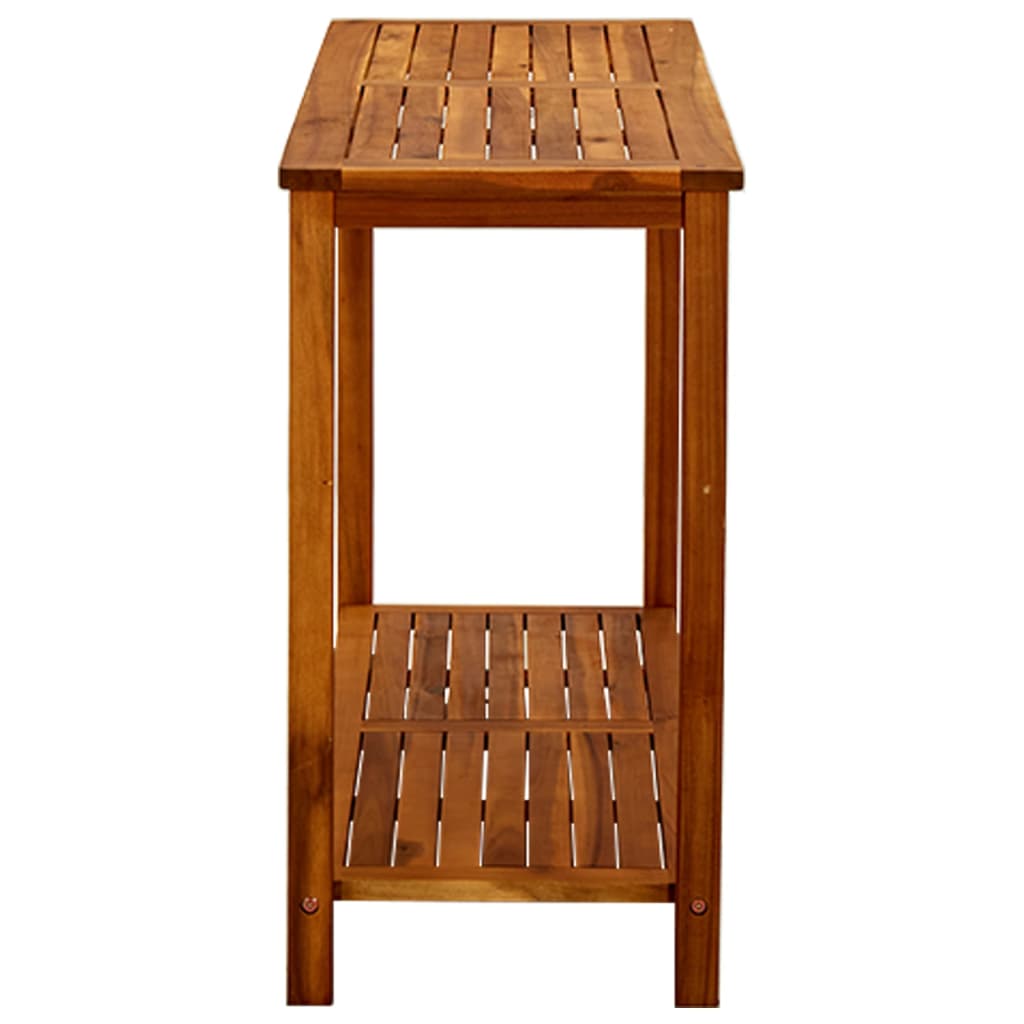316406 vidaXL Garden Console Table 110x40x75 cm Solid Acacia Wood