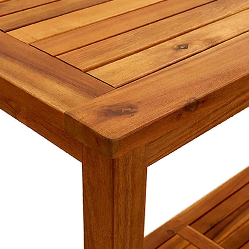 316406 vidaXL Garden Console Table 110x40x75 cm Solid Acacia Wood