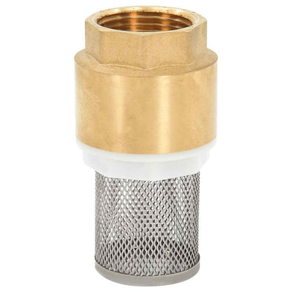 vidaXL Suction Hose with Brass Connectors Green 1.1" 5 m PVC
