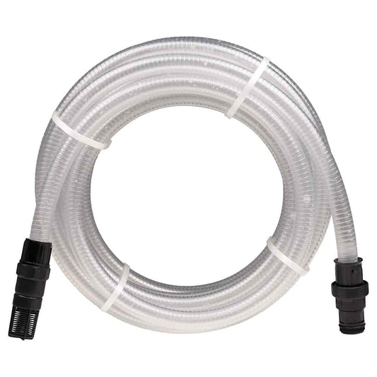 vidaXL Suction Hose with PVC Connectors Transparent 1" 10 m PVC