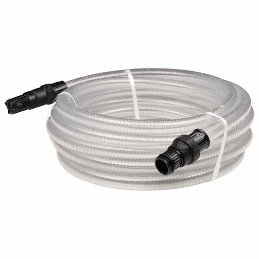 vidaXL Suction Hose with PVC Connectors Transparent 1" 10 m PVC