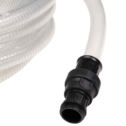 vidaXL Suction Hose with PVC Connectors Transparent 1" 10 m PVC