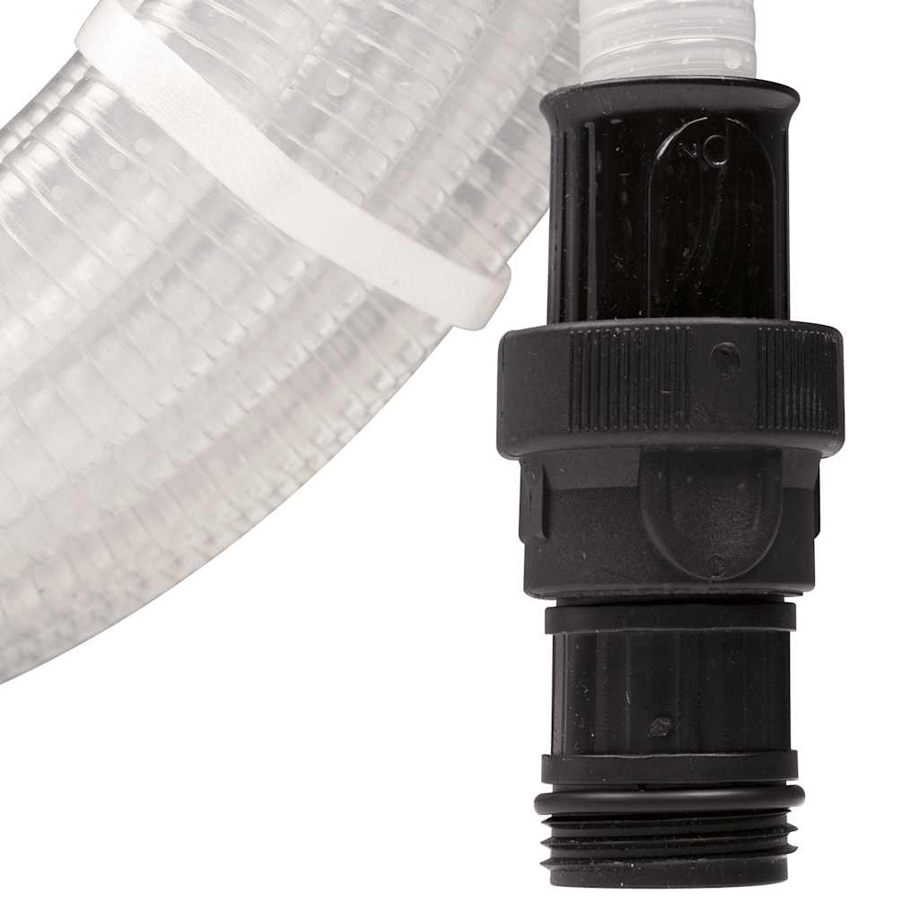 vidaXL Suction Hose with PVC Connectors Transparent 1" 10 m PVC