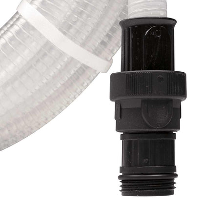 vidaXL Suction Hose with PVC Connectors Transparent 1" 10 m PVC