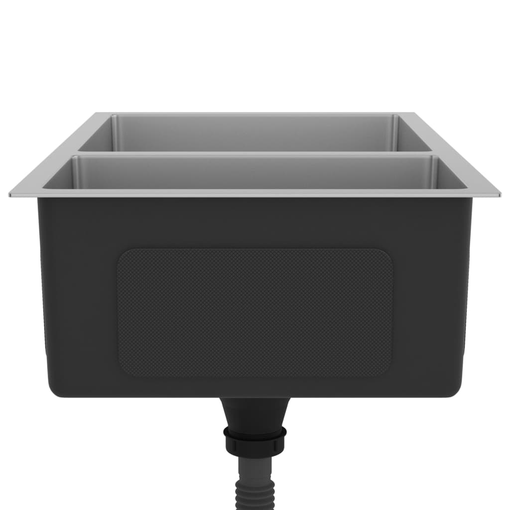 vidaXL Kitchen Sink Stainless Steel