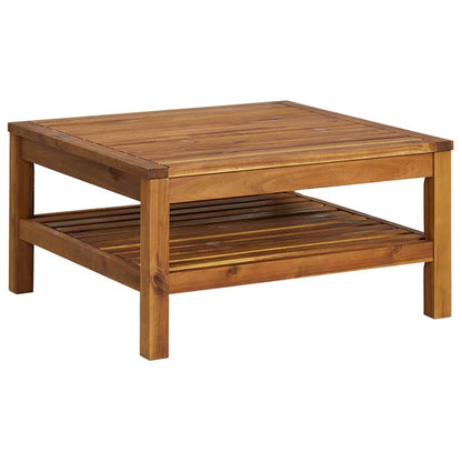 316292 vidaXL Coffee Table 65x65x35 cm Solid Acacia Wood