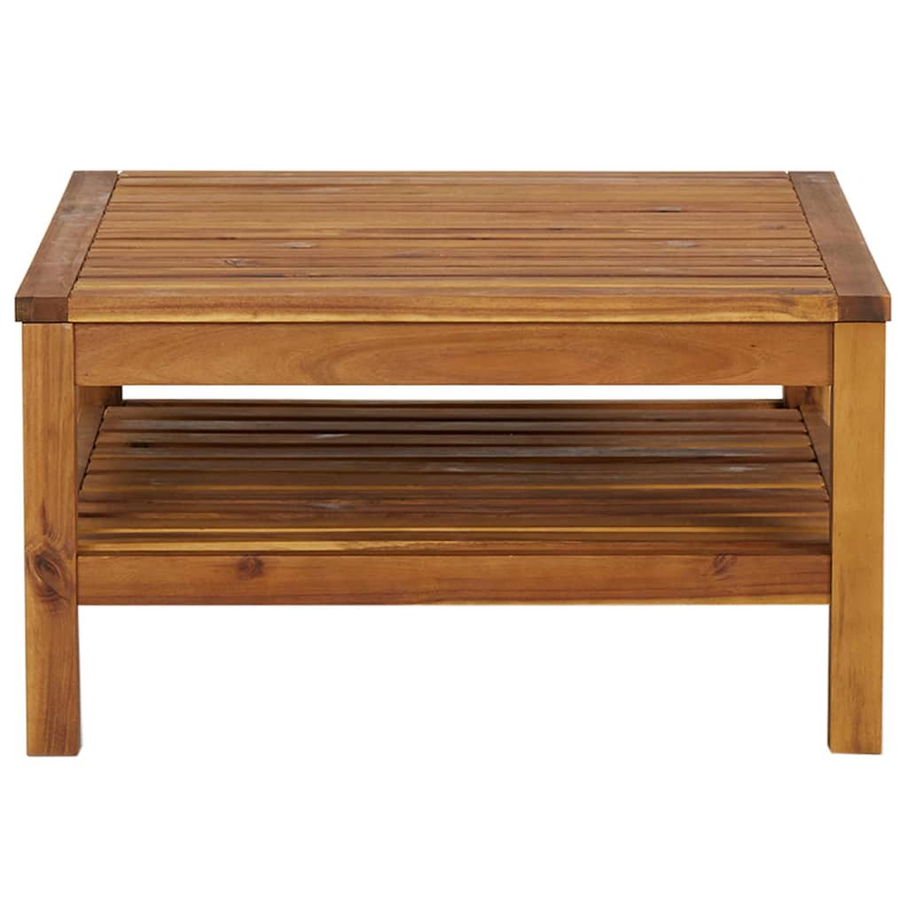 316292 vidaXL Coffee Table 65x65x35 cm Solid Acacia Wood