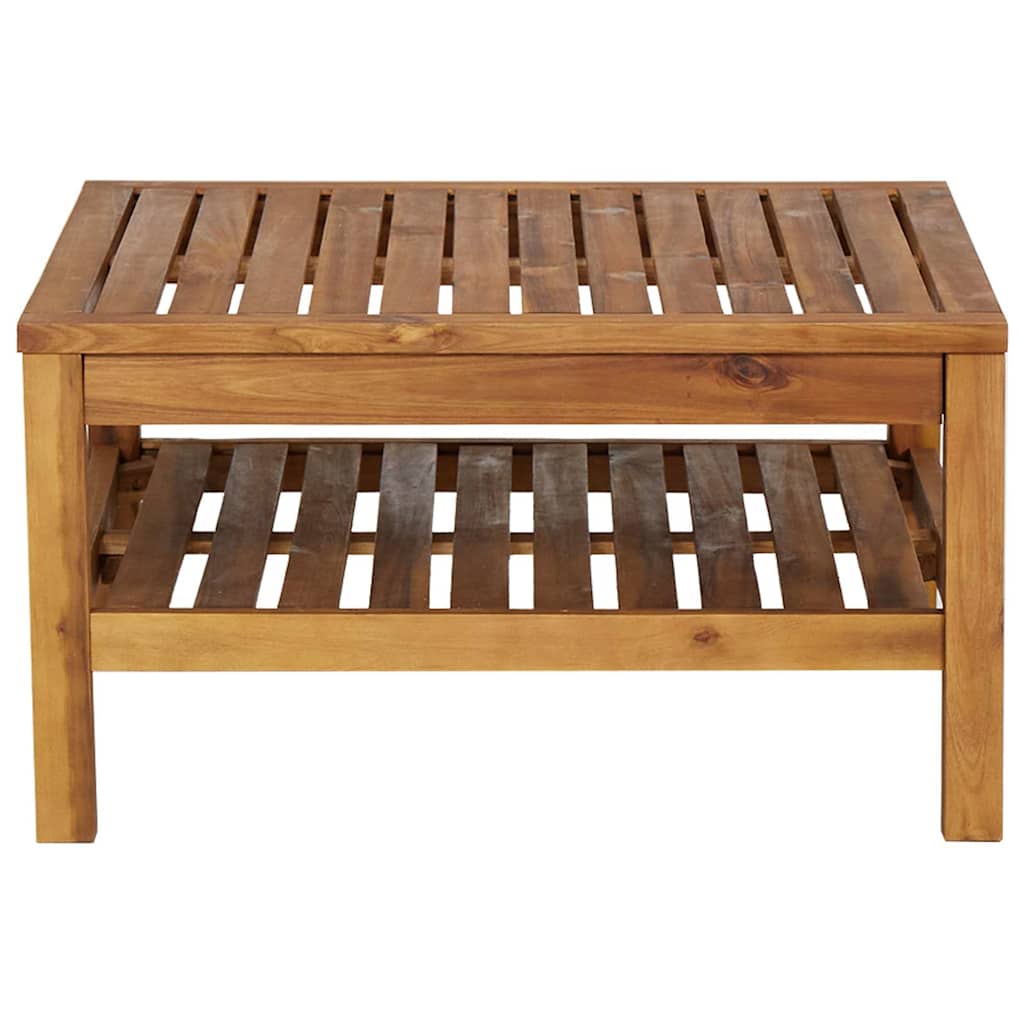 316292 vidaXL Coffee Table 65x65x35 cm Solid Acacia Wood
