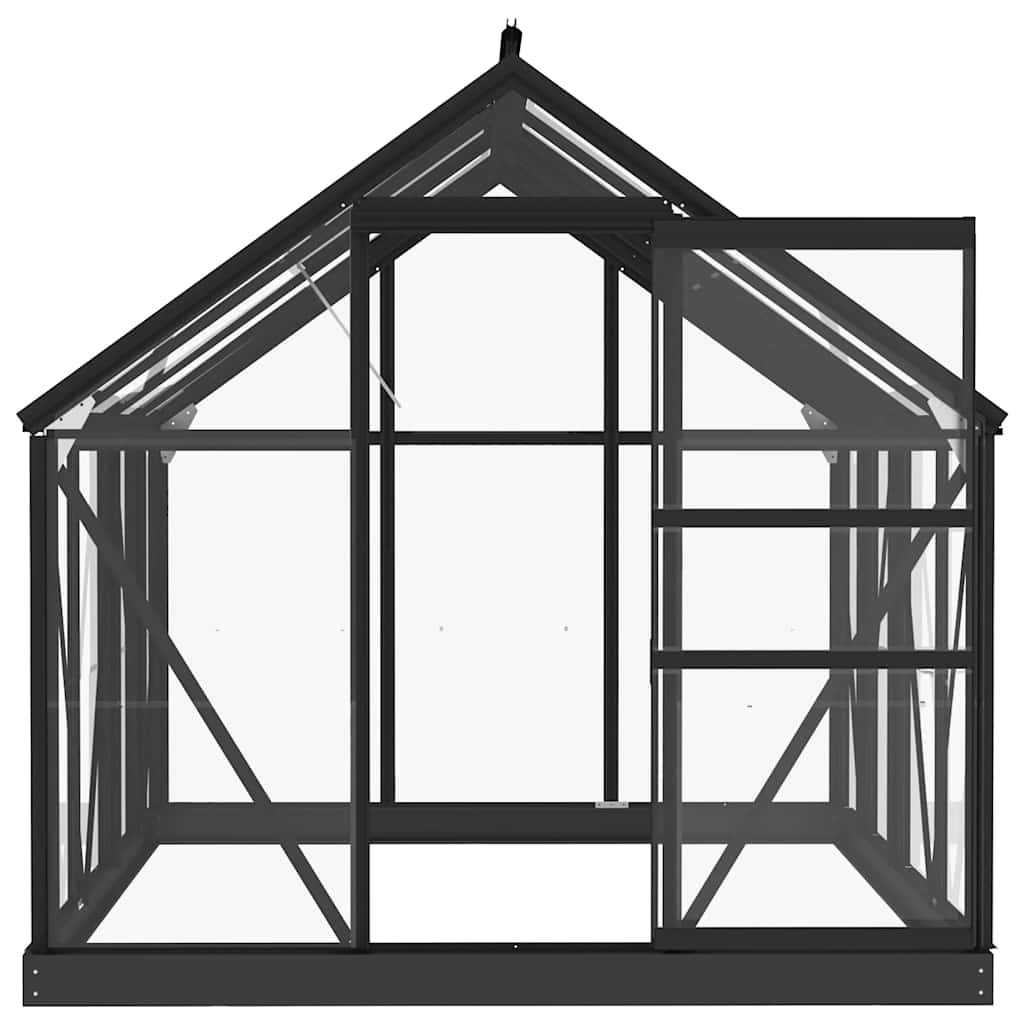 vidaXL Greenhouse Glass Replacements 16 pcs Tempered Glass