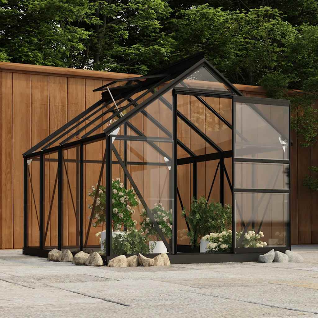 vidaXL Greenhouse Glass Replacements 16 pcs Tempered Glass