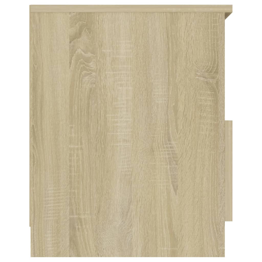 vidaXL Bed Cabinet | Set of 2 | Sonoma oak | Engineered wood | Medium