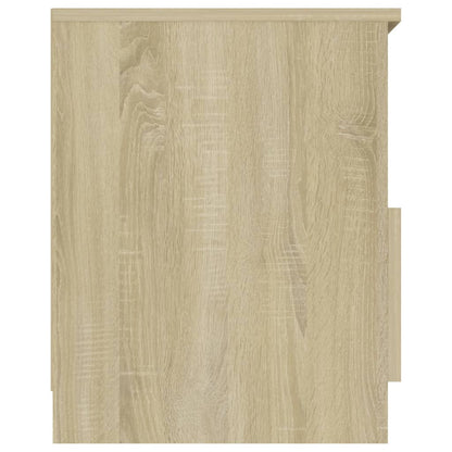 vidaXL Bed Cabinet | Set of 2 | Sonoma oak | Engineered wood | Medium