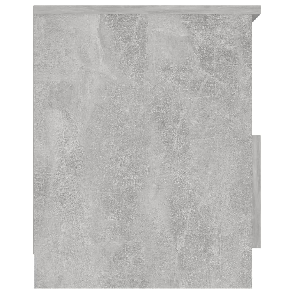 806165 vidaXL Bed Cabinet Concrete Grey 40x40x50 cm Engineered Wood
