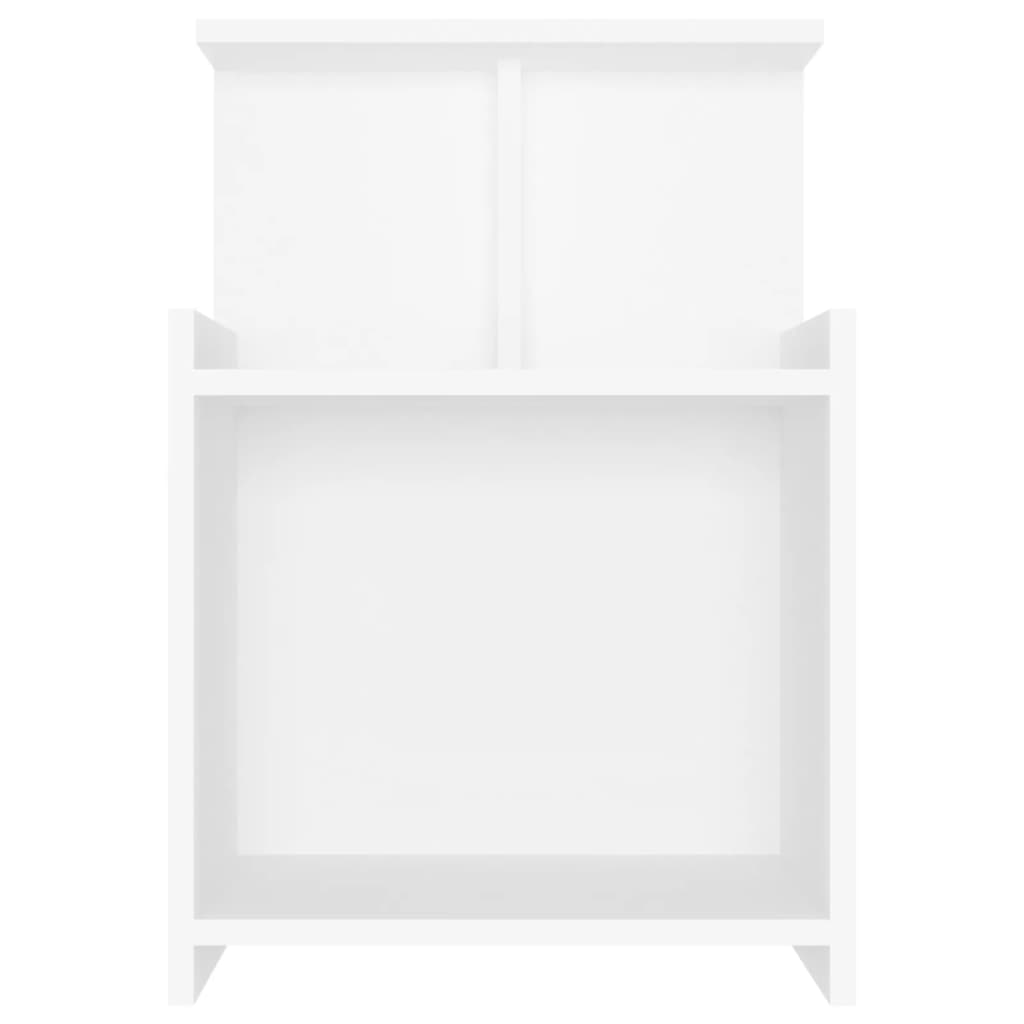 vidaXL Bed Cabinet White 40x35x60 cm Engineered Wood