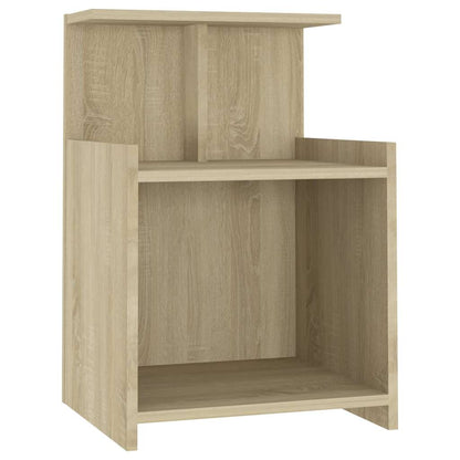 806182 vidaXL Bed Cabinets 2 pcs Sonoma Oak 40x35x60 cm Engineered Wood