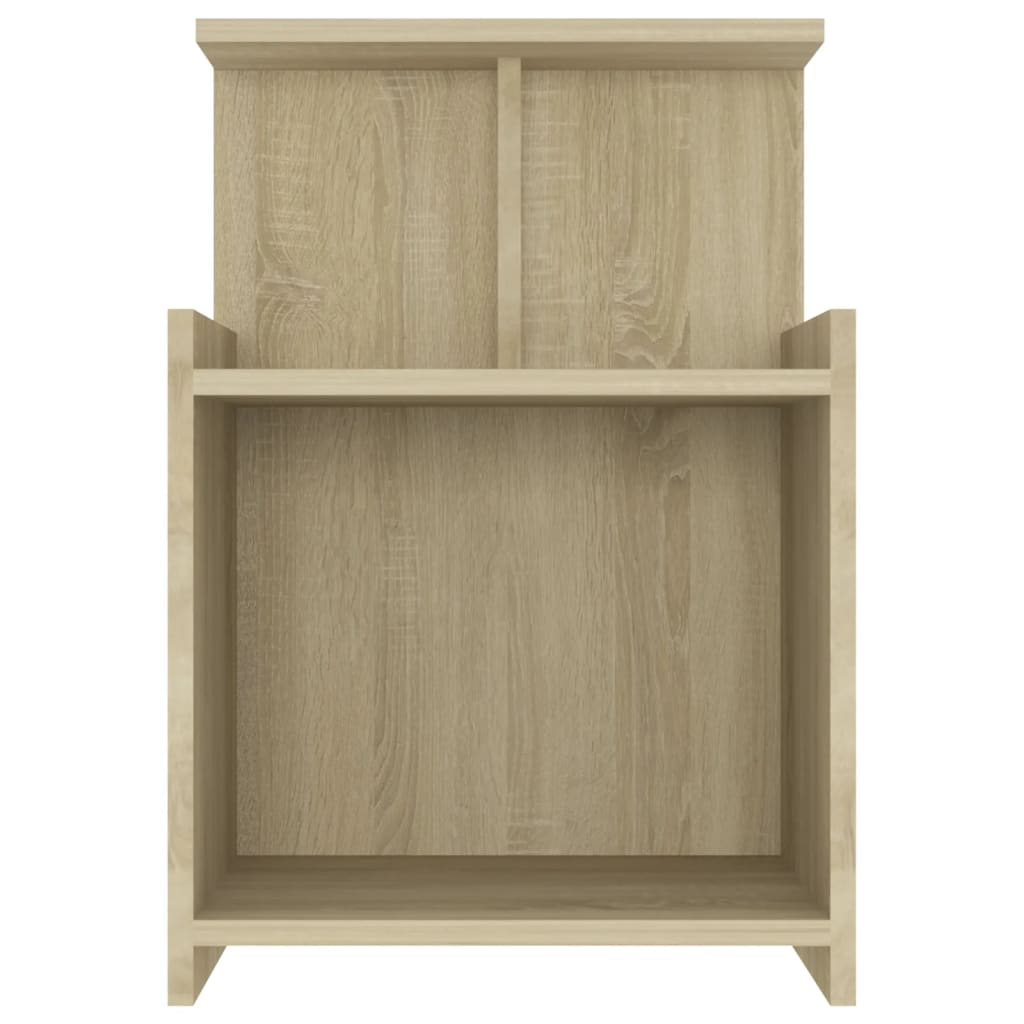 vidaXL Bed Cabinets 2 pcs Sonoma Oak 40x35x60 cm Engineered Wood