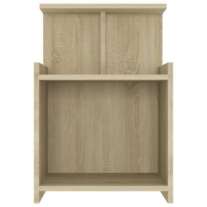 vidaXL Bed Cabinets 2 pcs Sonoma Oak 40x35x60 cm Engineered Wood